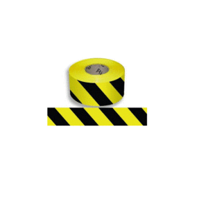 Yellow Black Warning Tape 365mtr