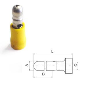 Pre-Insulated Male Socket Terminals