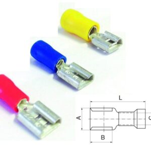 Pre-Insulated Push on Terminals (Female)