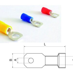 Pre-Insulated Ring Terminals 0.25-6mm