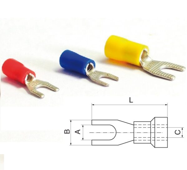 Pre-Insulated Spade Terminals 0.25-6mm