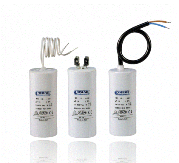 Comar Motor Run Capacitors 450Vac