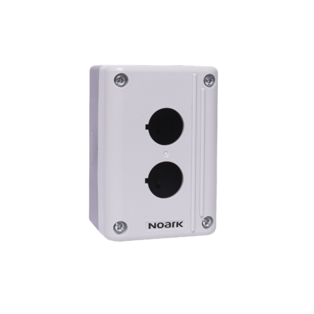 Push Button Box 2 holes grey