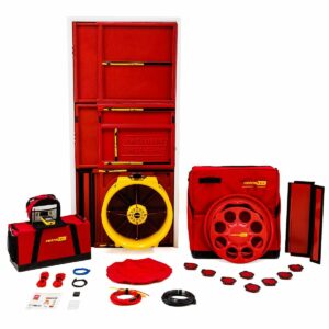 Retrotec 5120 Hard Panel Blower Door System Panel Case Full kit RFE Reg Farrell Engineering