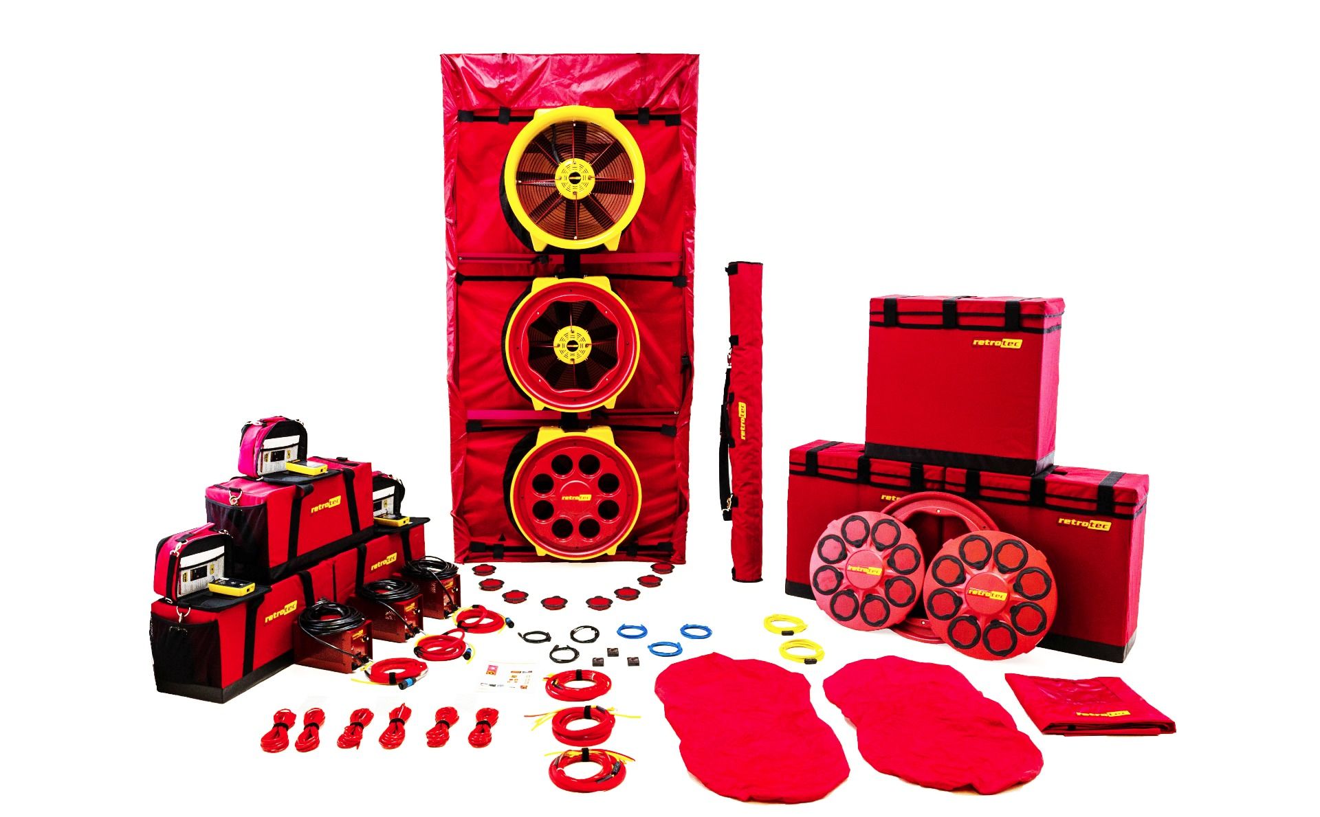 Retrotec 6310 - Triple Blower Door System Full accessory range RFE